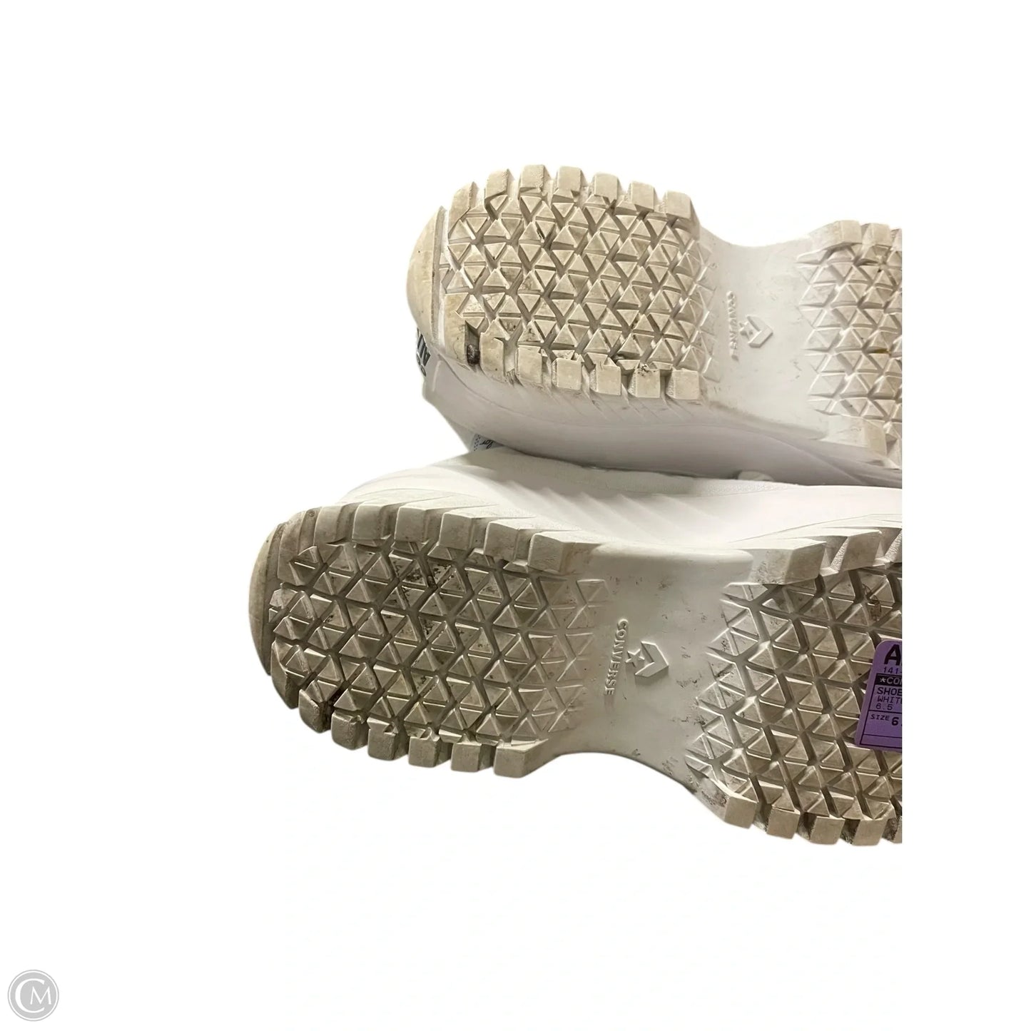 Shoes Heels Platform By Converse In White, Size: 6.5