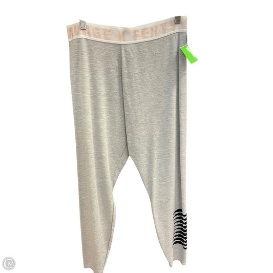 Athletic Leggings By Savage X Fenty In Grey, Size: 2x