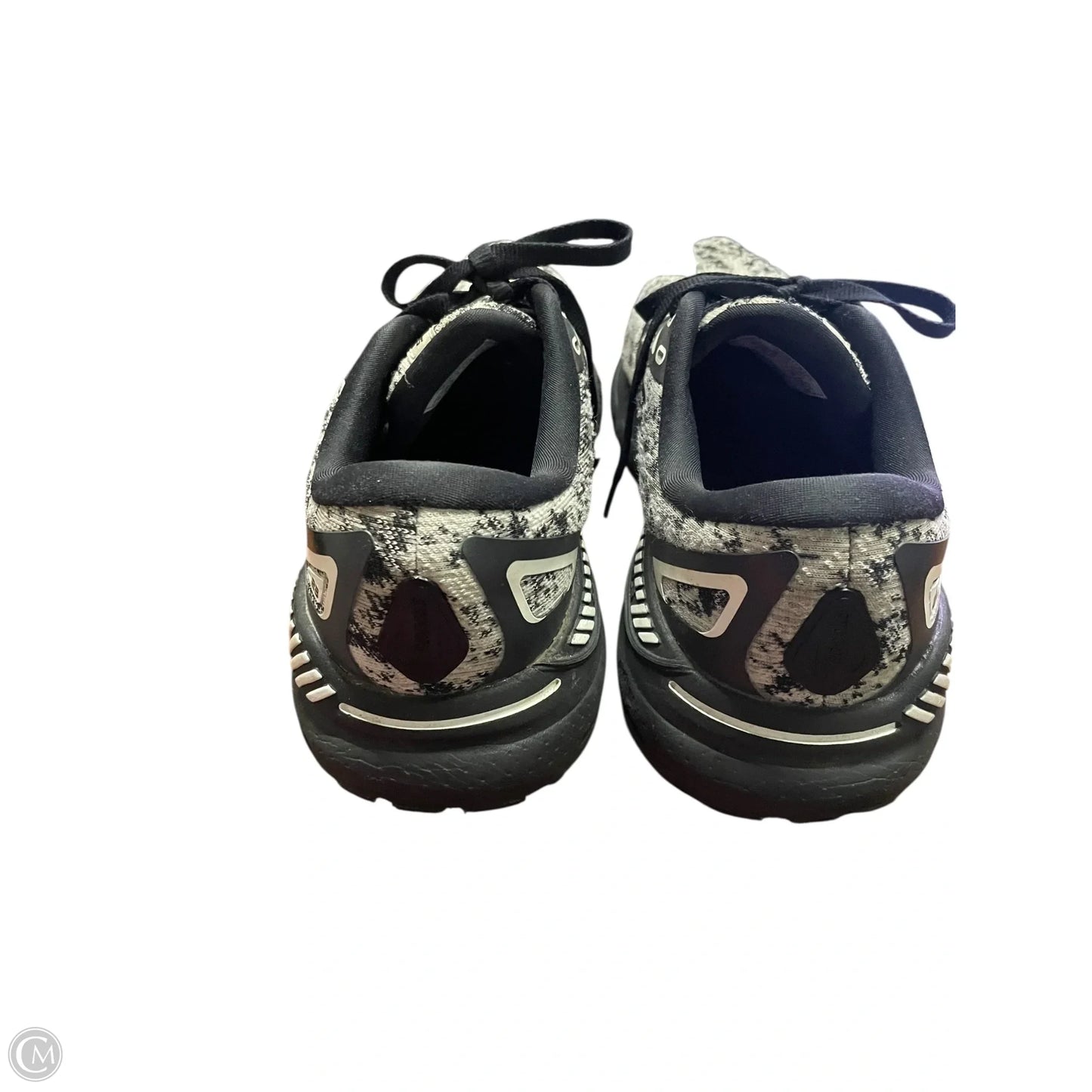 Shoes Athletic By Brooks In Black & Cream, Size: 9