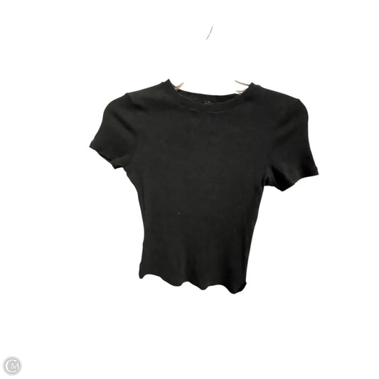Top Short Sleeve By Skims In Black, Size: S