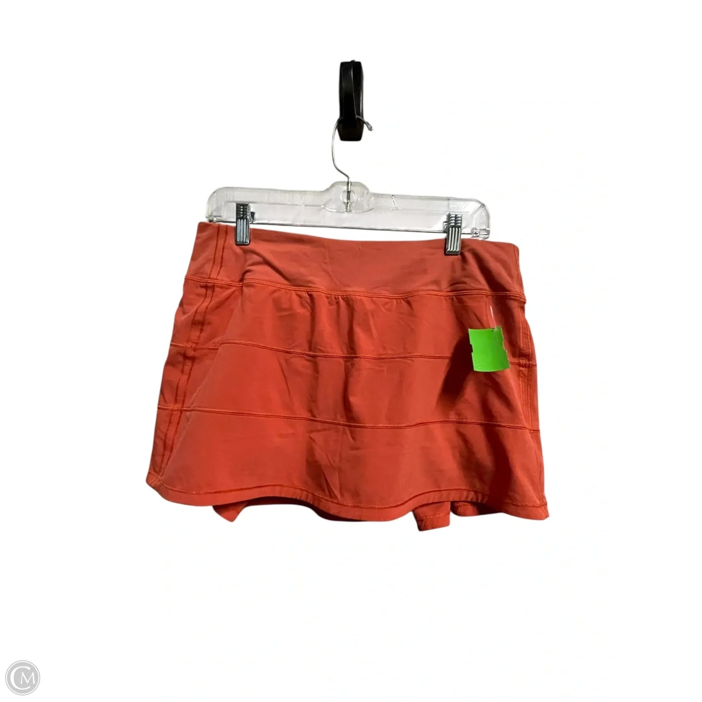 Athletic Skirt By Lululemon In Orange, Size: 10