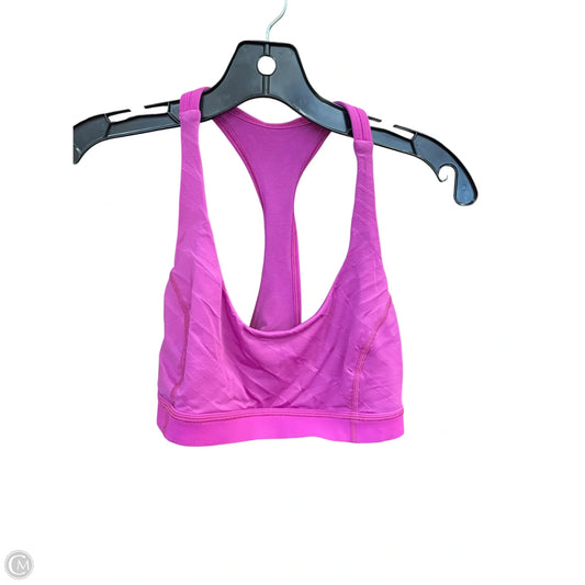 Athletic Bra By Lululemon In Pink, Size: 10