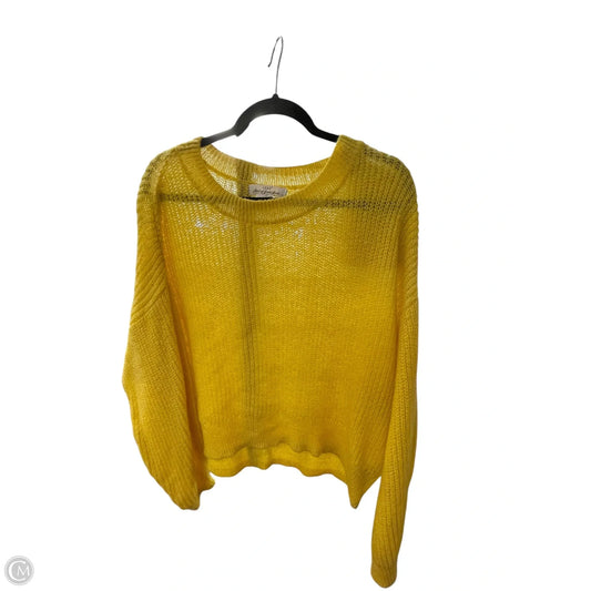 Sweater By Logg In Yellow, Size: M