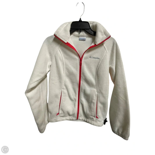 Athletic Jacket By Columbia In White, Size: S