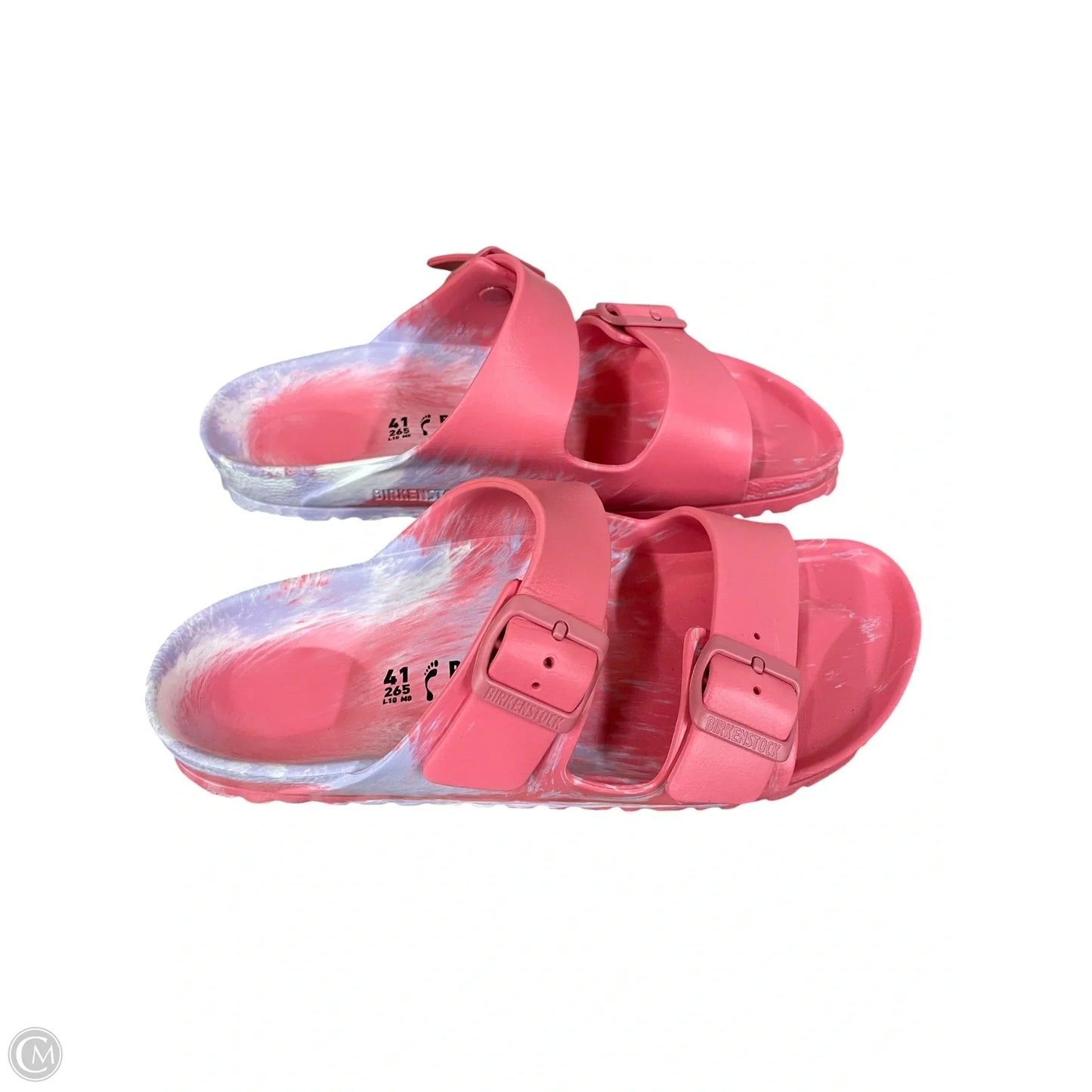 Sandals Flats By Birkenstock In Pink, Size: 10