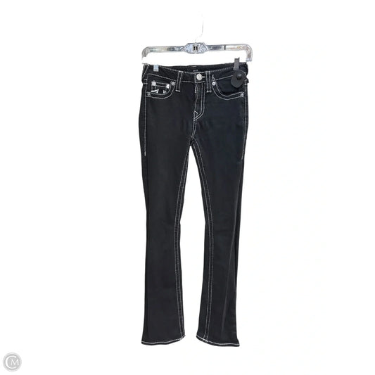 Jeans Straight By True Religion In Black, Size: 0