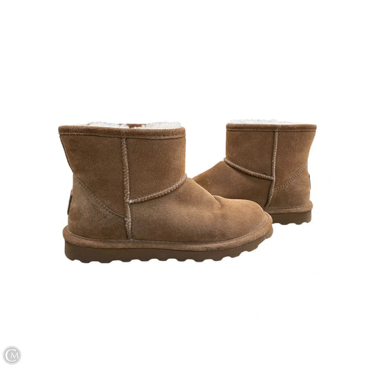 Boots Ankle Flats By Bearpaw In Tan, Size: 8
