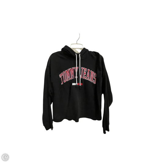Sweatshirt Hoodie By Clothes Mentor In Black, Size: M
