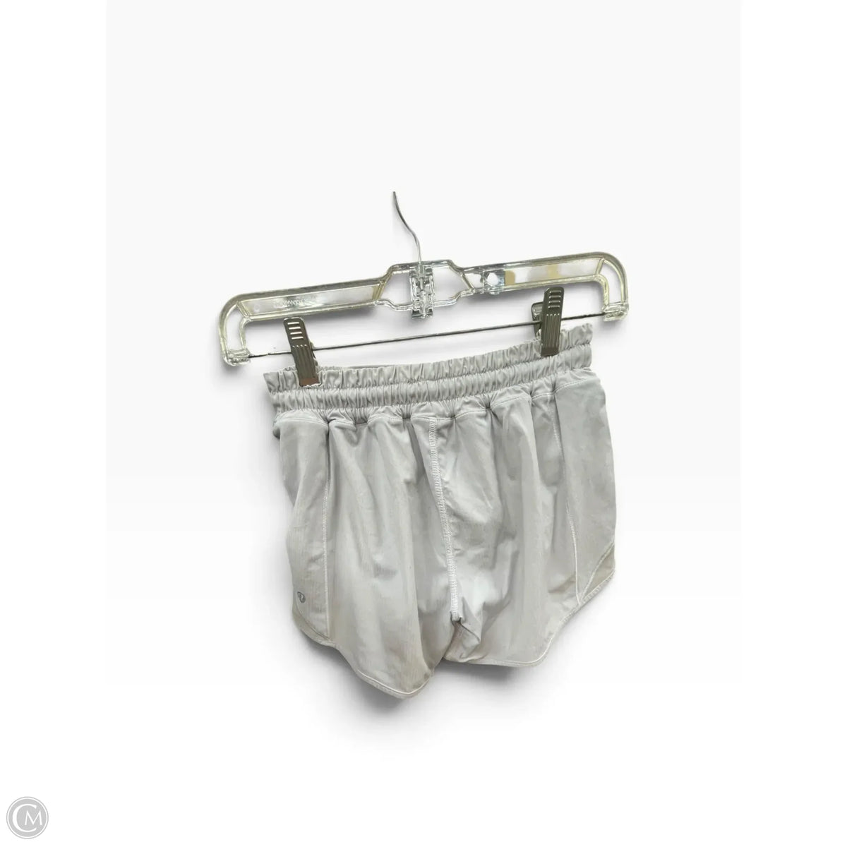 Athletic Shorts By Lululemon In White, Size: 4