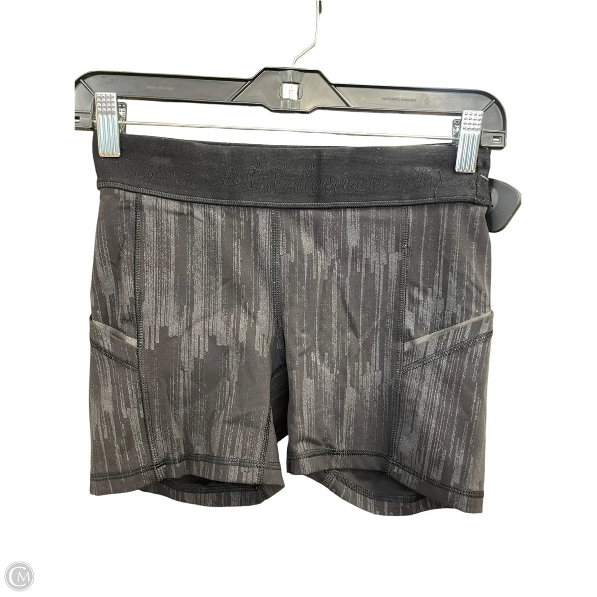 Athletic Shorts By Lululemon In Black, Size: 4
