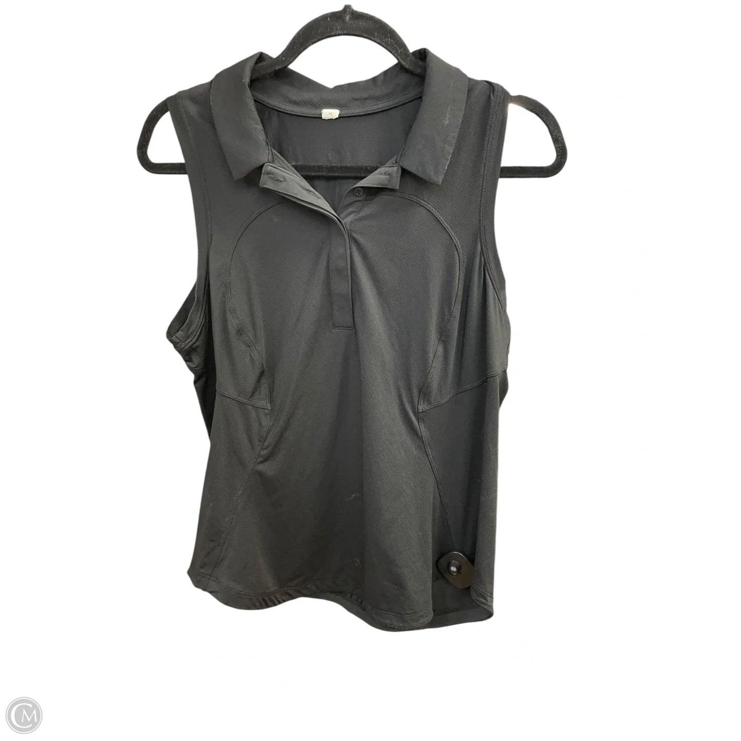 Athletic Tank Top By Lululemon In Black, Size: 10