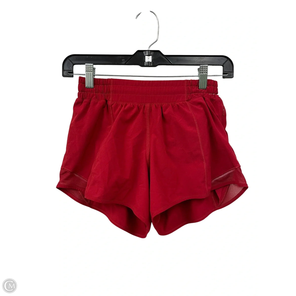 Athletic Shorts By Lululemon In Red, Size: 4