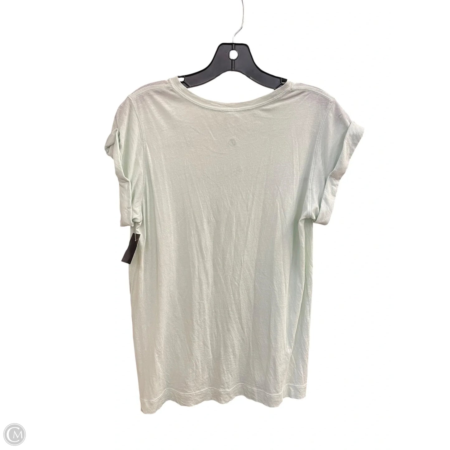Top Short Sleeve By Lululemon In Green, Size: 4