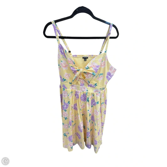 Dress Casual Midi By Torrid In Yellow, Size: 1x