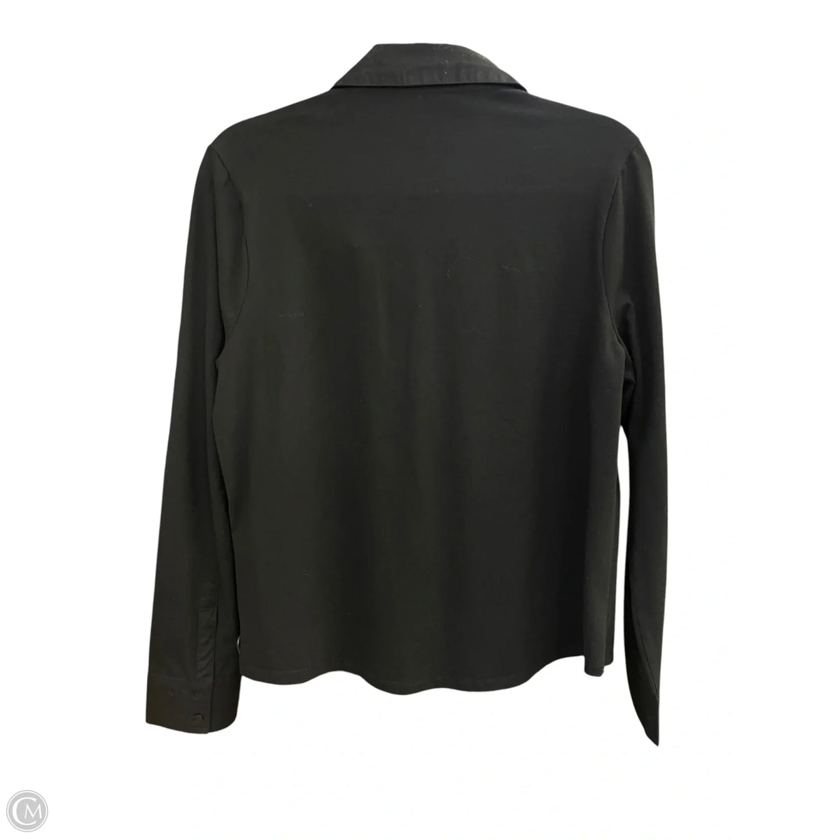 Top Long Sleeve By Chicos In Black, Size: M