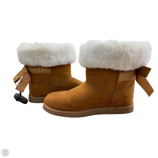 Boots Ankle Flats By Juicy Couture In Brown, Size: 8