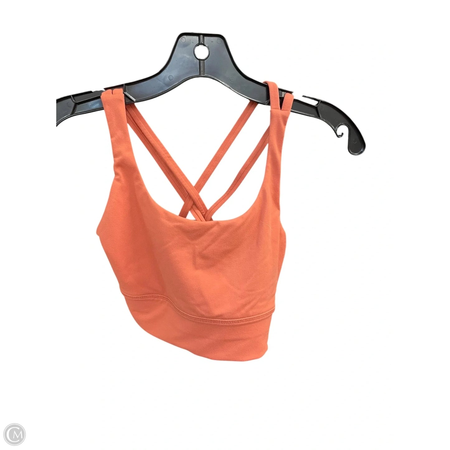 Athletic Bra By Lululemon In Orange, Size: Xs