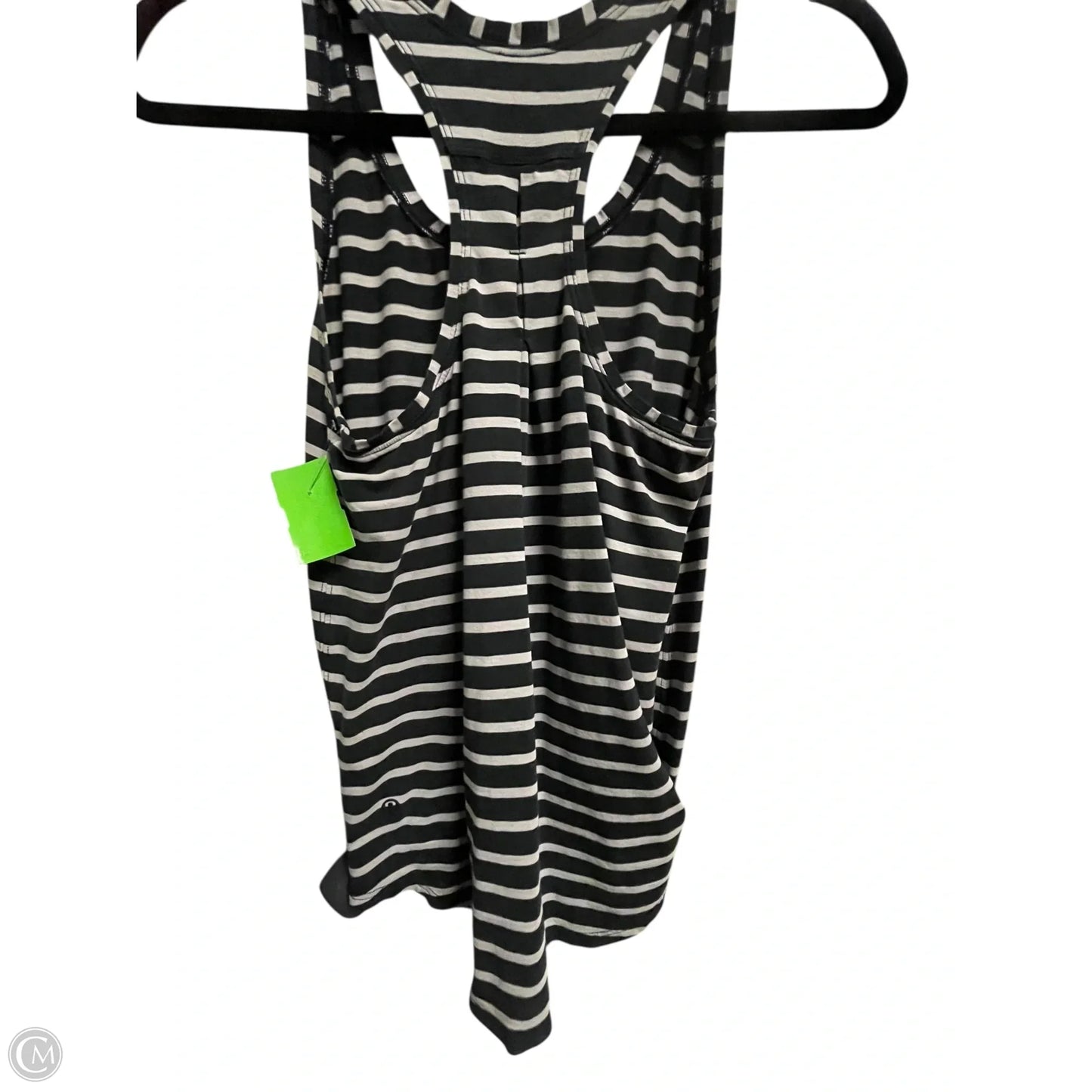 Athletic Tank Top By Lululemon In Striped Pattern, Size: 8