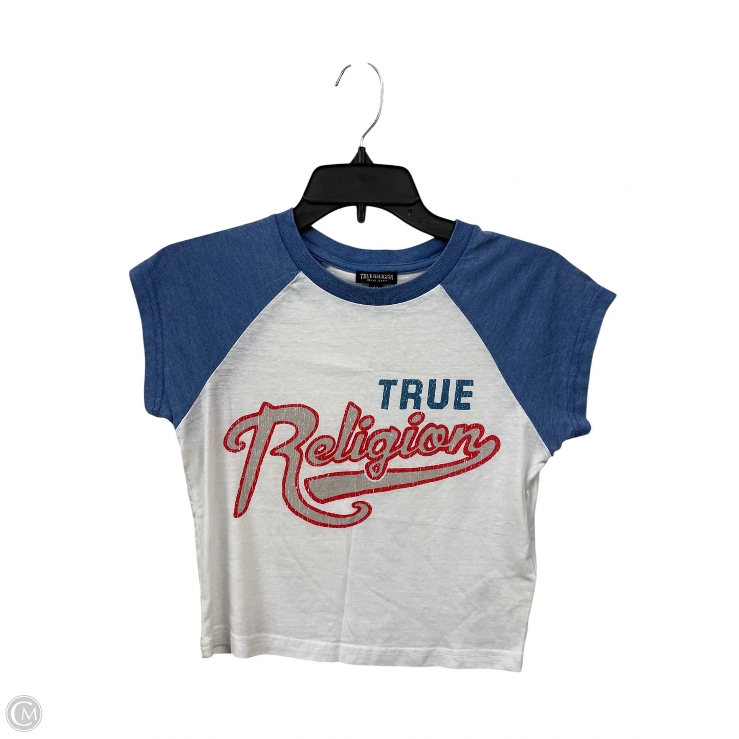 Top Short Sleeve By True Religion In Blue, Size: Xs