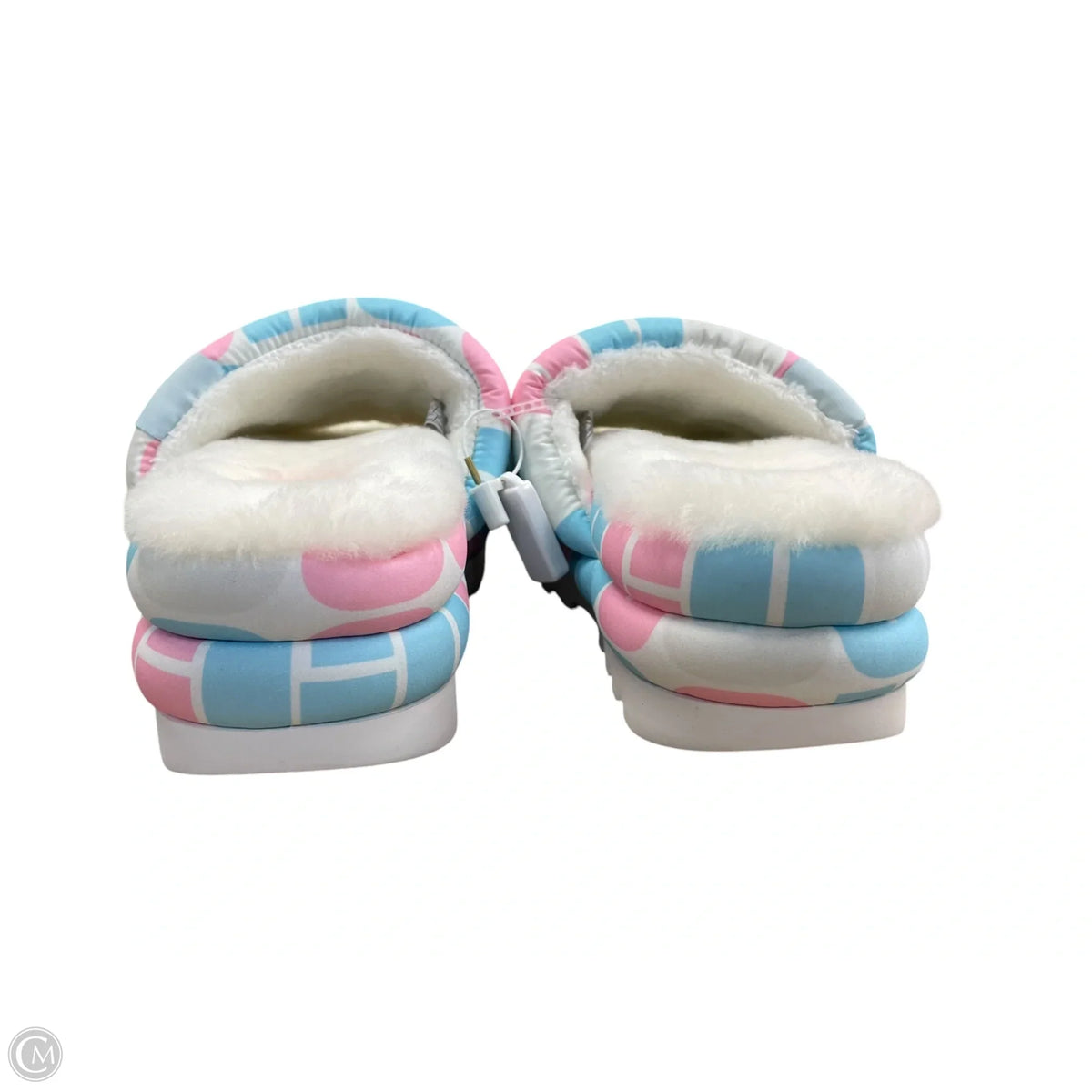 Slippers Designer By Ugg In Pink, Size: 7