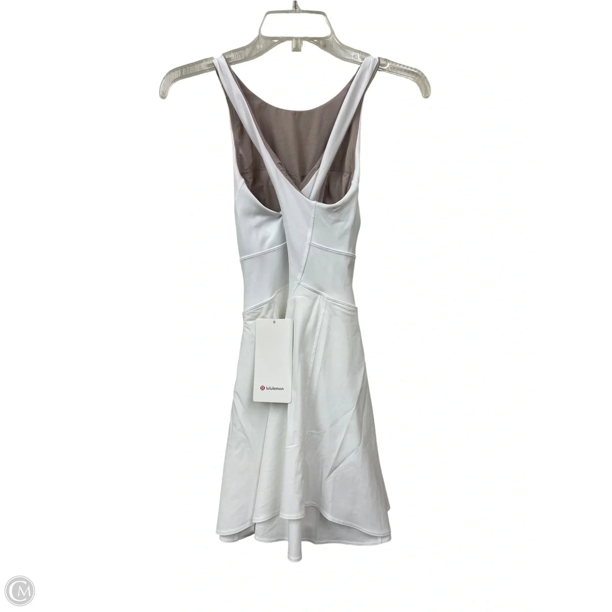 Athletic Dress By Lululemon In White, Size: 4