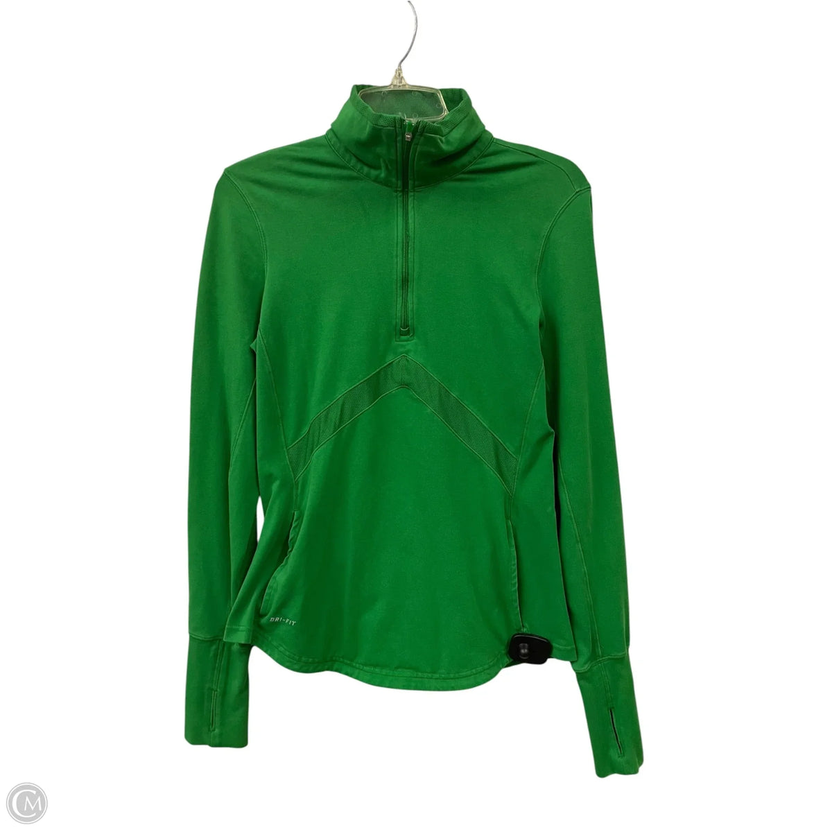 Athletic Jacket By Nike Apparel In Green, Size: M