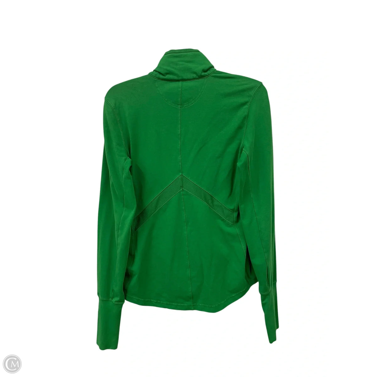 Athletic Jacket By Nike Apparel In Green, Size: M