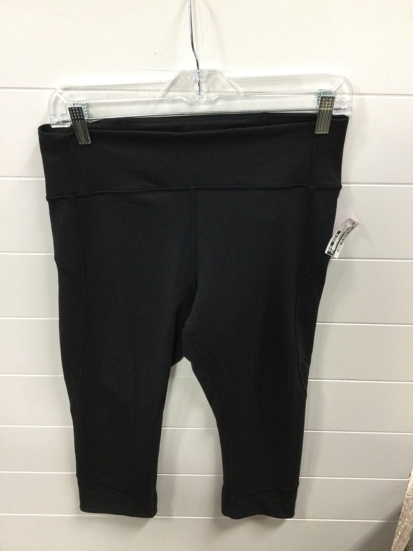 Athletic Leggings Capris By Lululemon In Black, Size:10