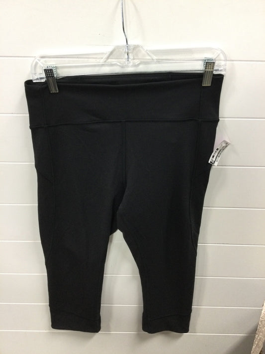 Athletic Leggings Capris By Lululemon In Black, Size:10