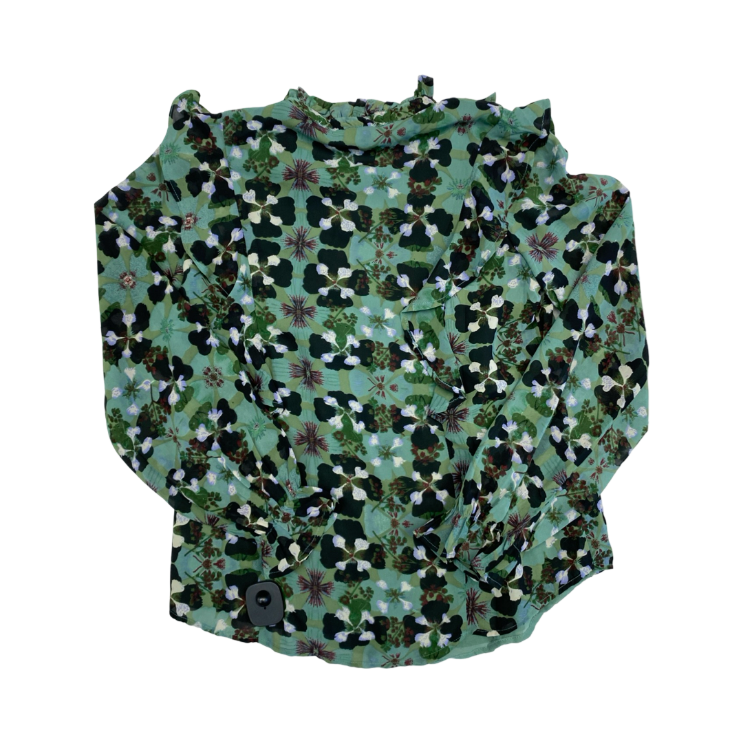 Top Ls By Elan In Green, Size:Xs