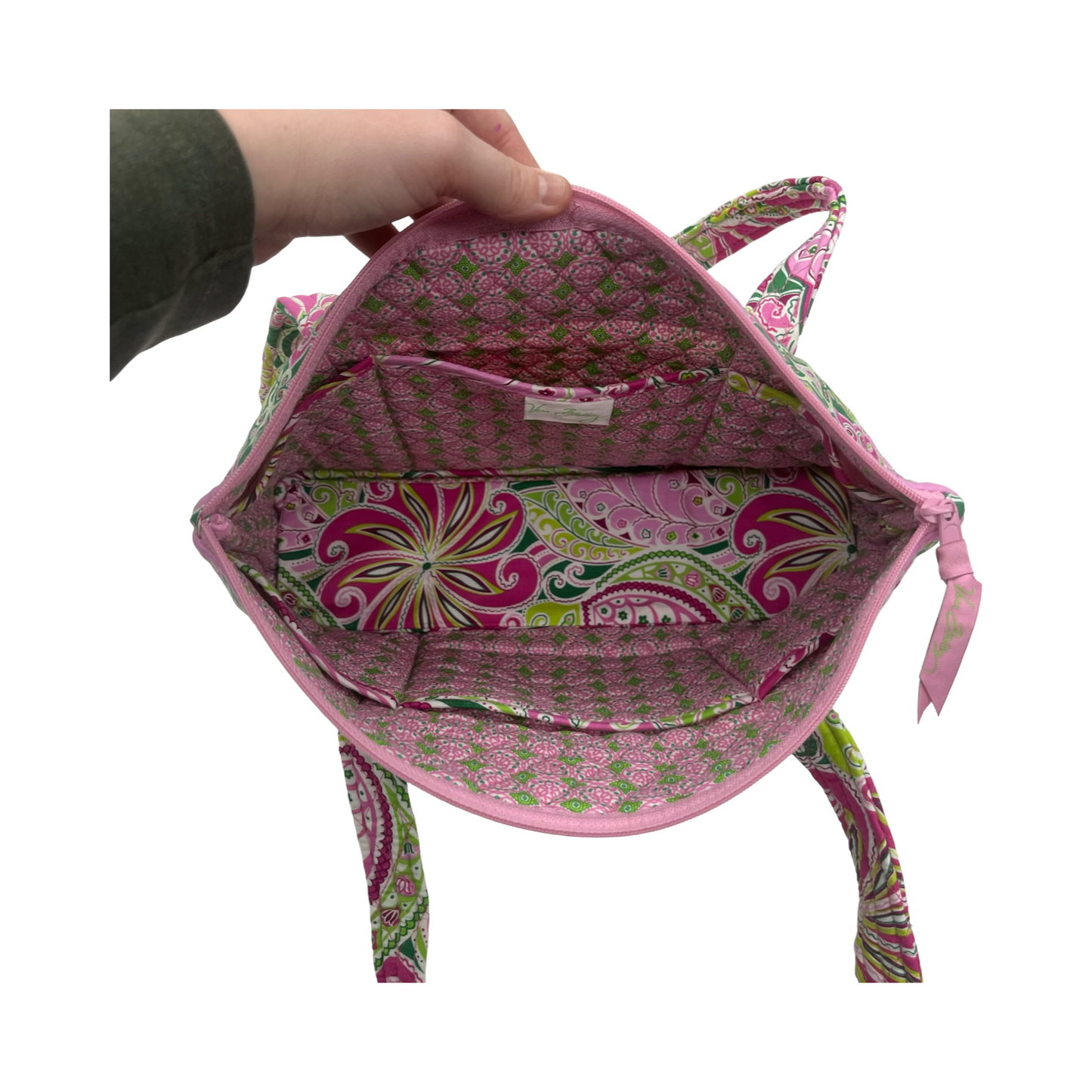 Handbag By Vera Bradley In Pink, Size:Small