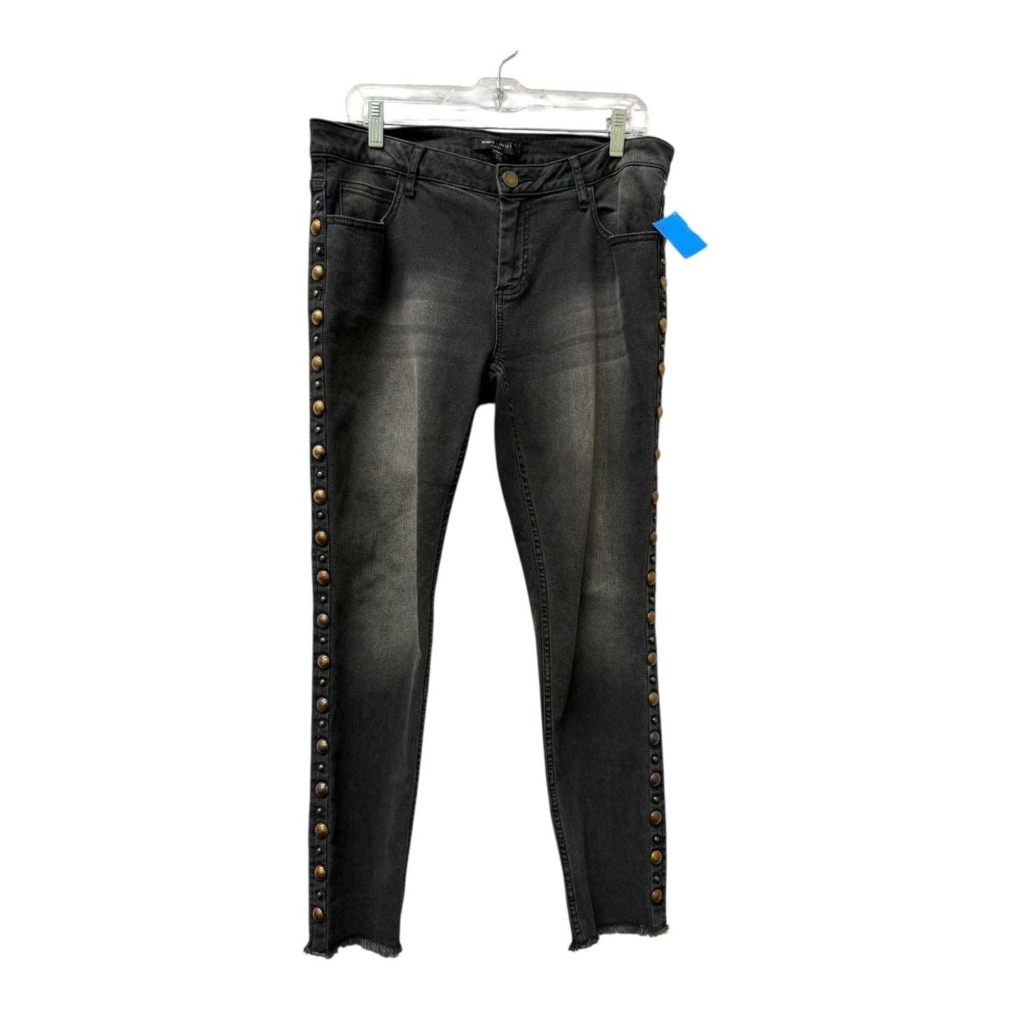 Jeans Straight By Romeo And Juliet In Black, Size:12