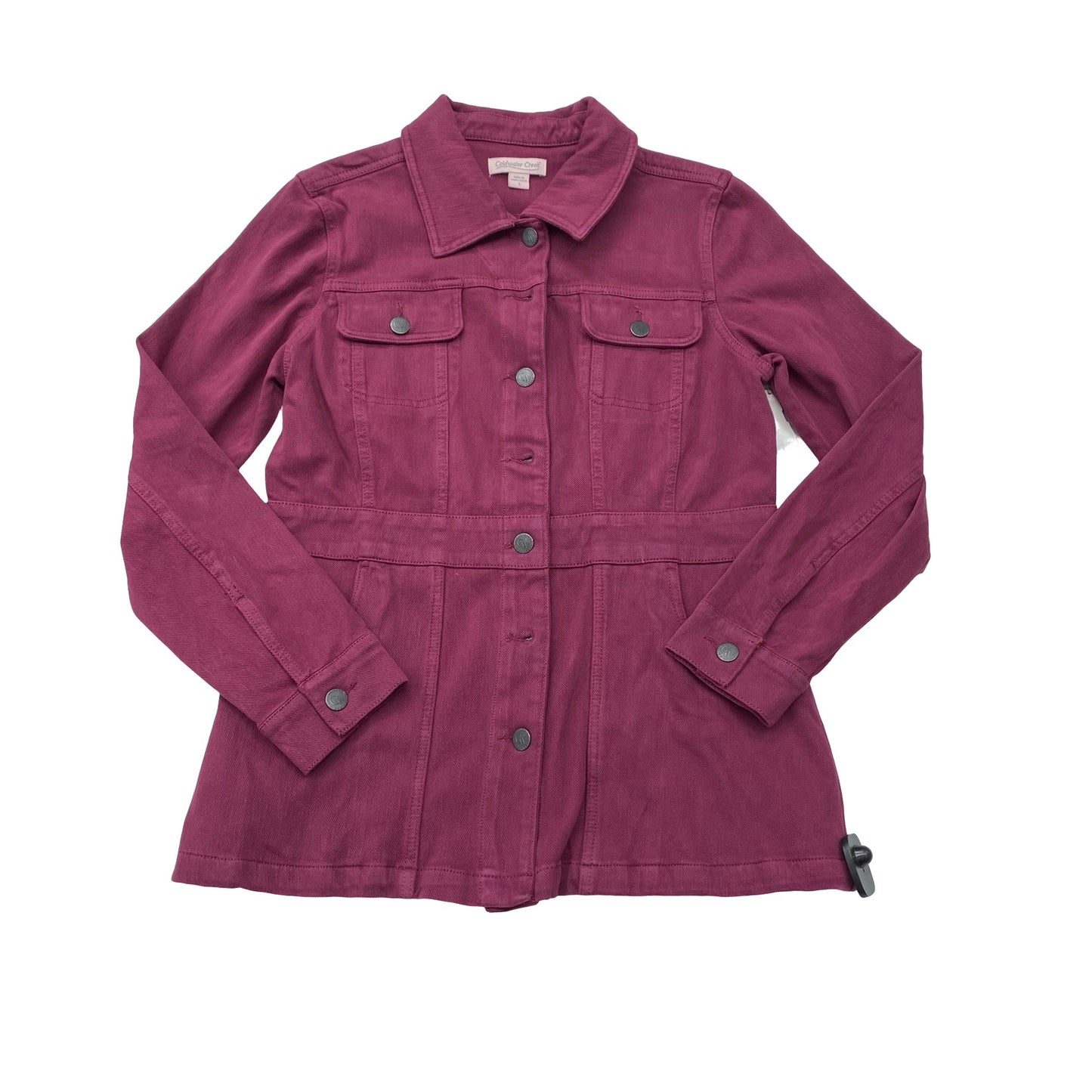 Jacket Denim By Coldwater Creek In Purple Denim, Size:S