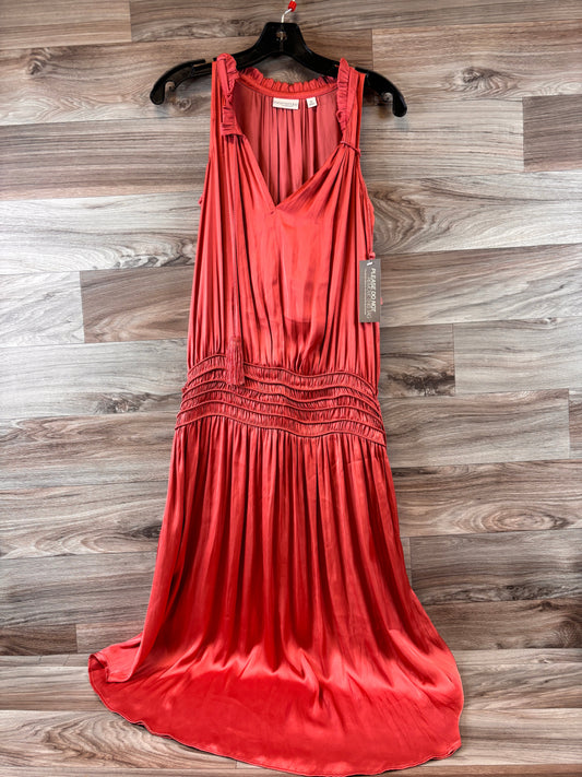 Ombre Print Dress Casual Midi Eva Mendes, Size Xs