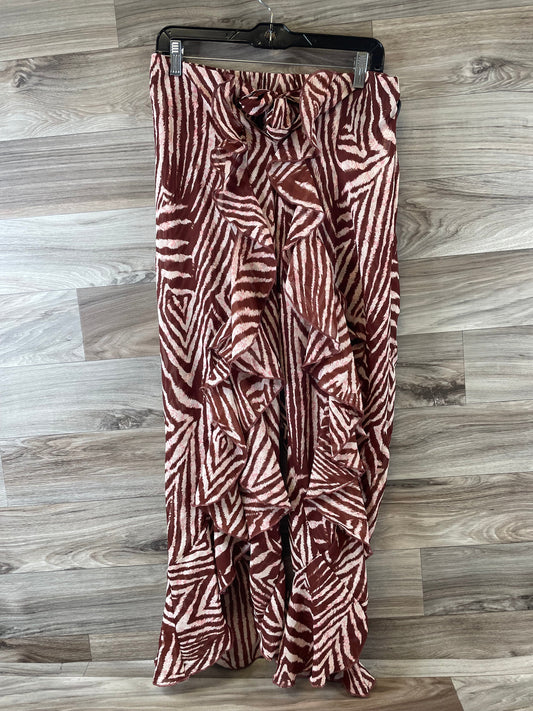 Zebra Print Swimwear Cover-up Clothes Mentor, Size M