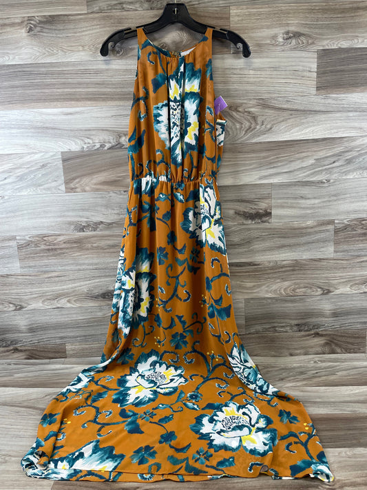 Blue & Gold Dress Casual Maxi H&m, Size S