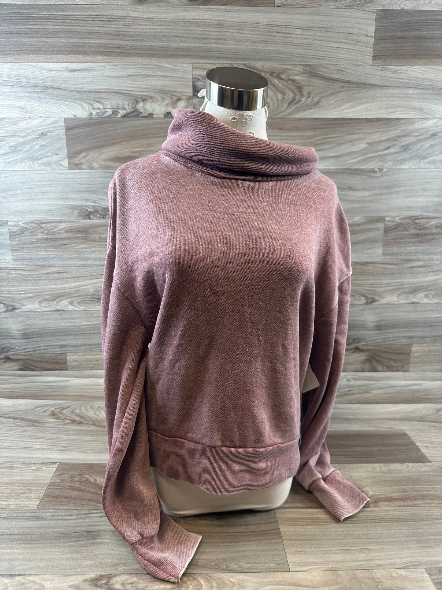 Top Long Sleeve By Vintage Havana In Mauve, Size: S