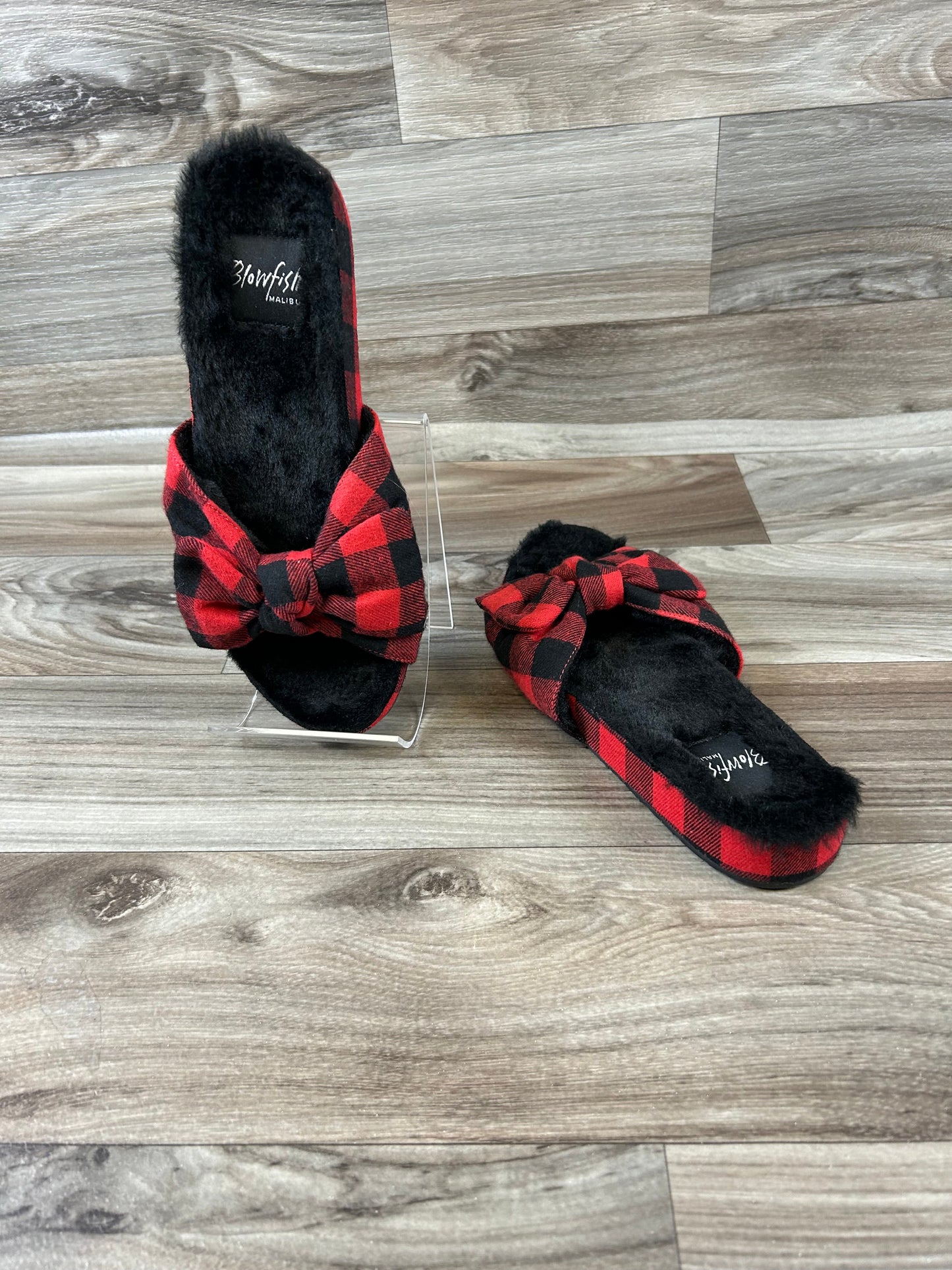 Slippers By Blowfish In Black & Red, Size: 8.5