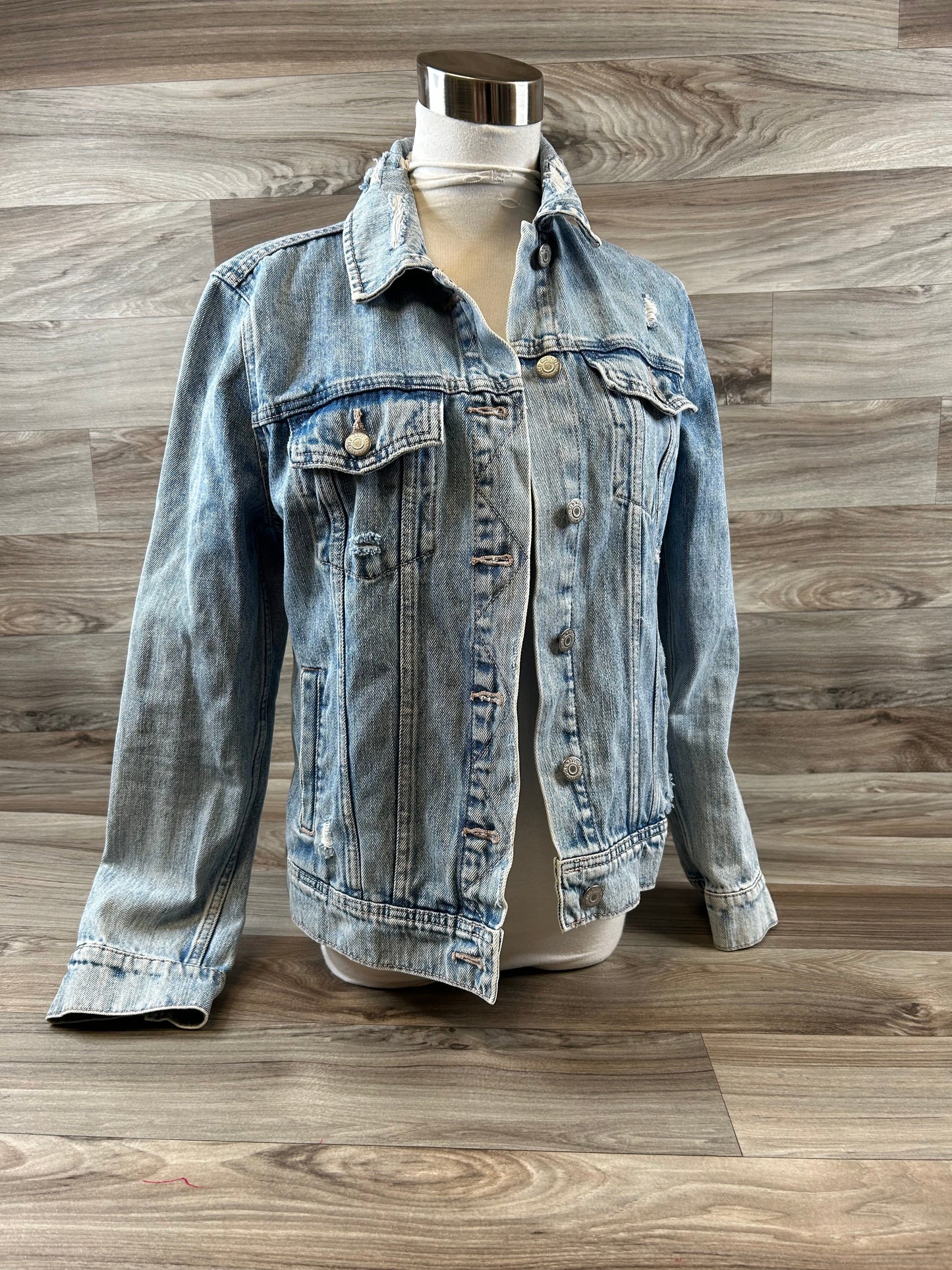 Jacket Denim By Old Navy In Blue Denim, Size: M