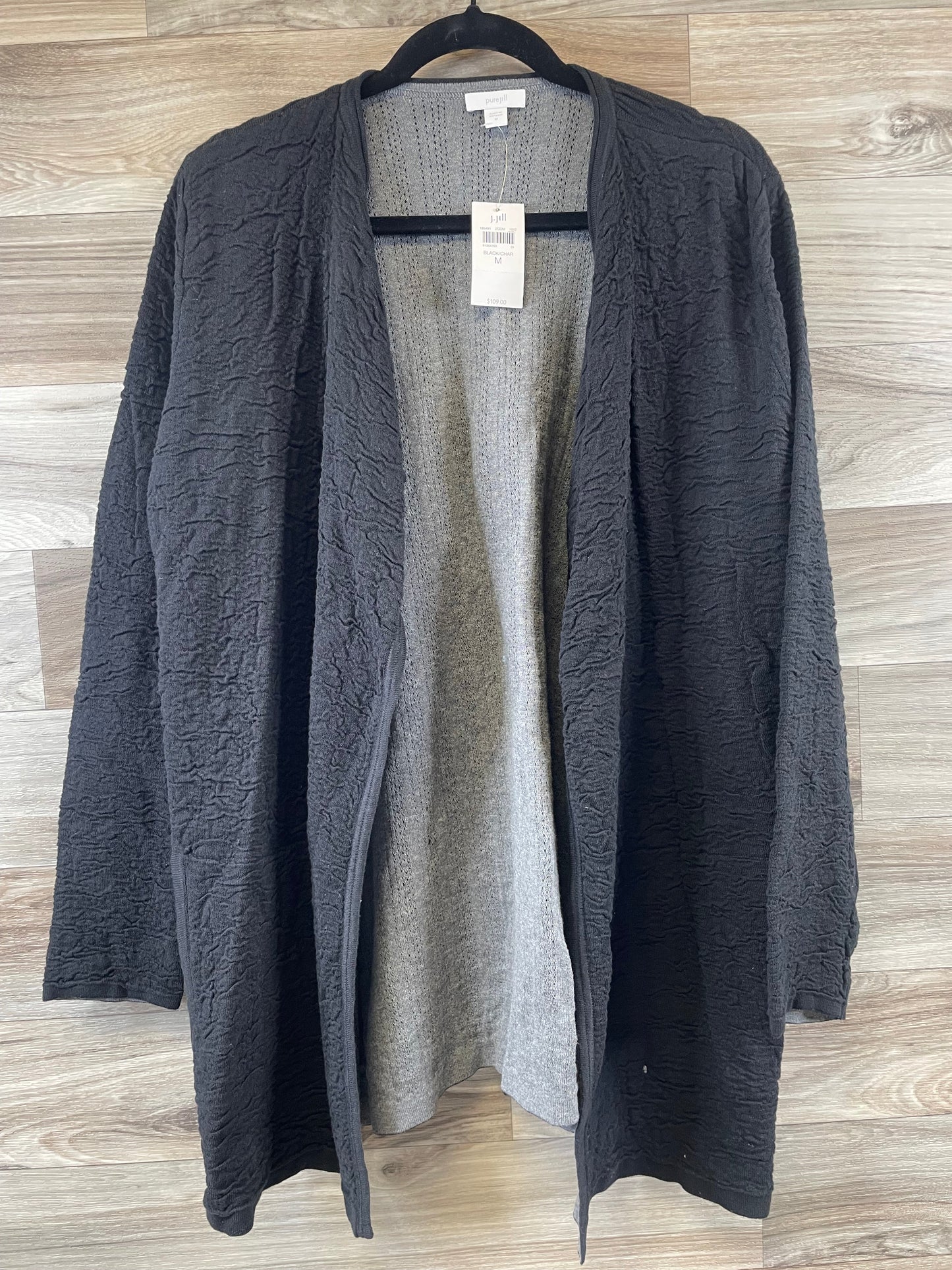 Sweater Cardigan By J. Jill In Black, Size: M