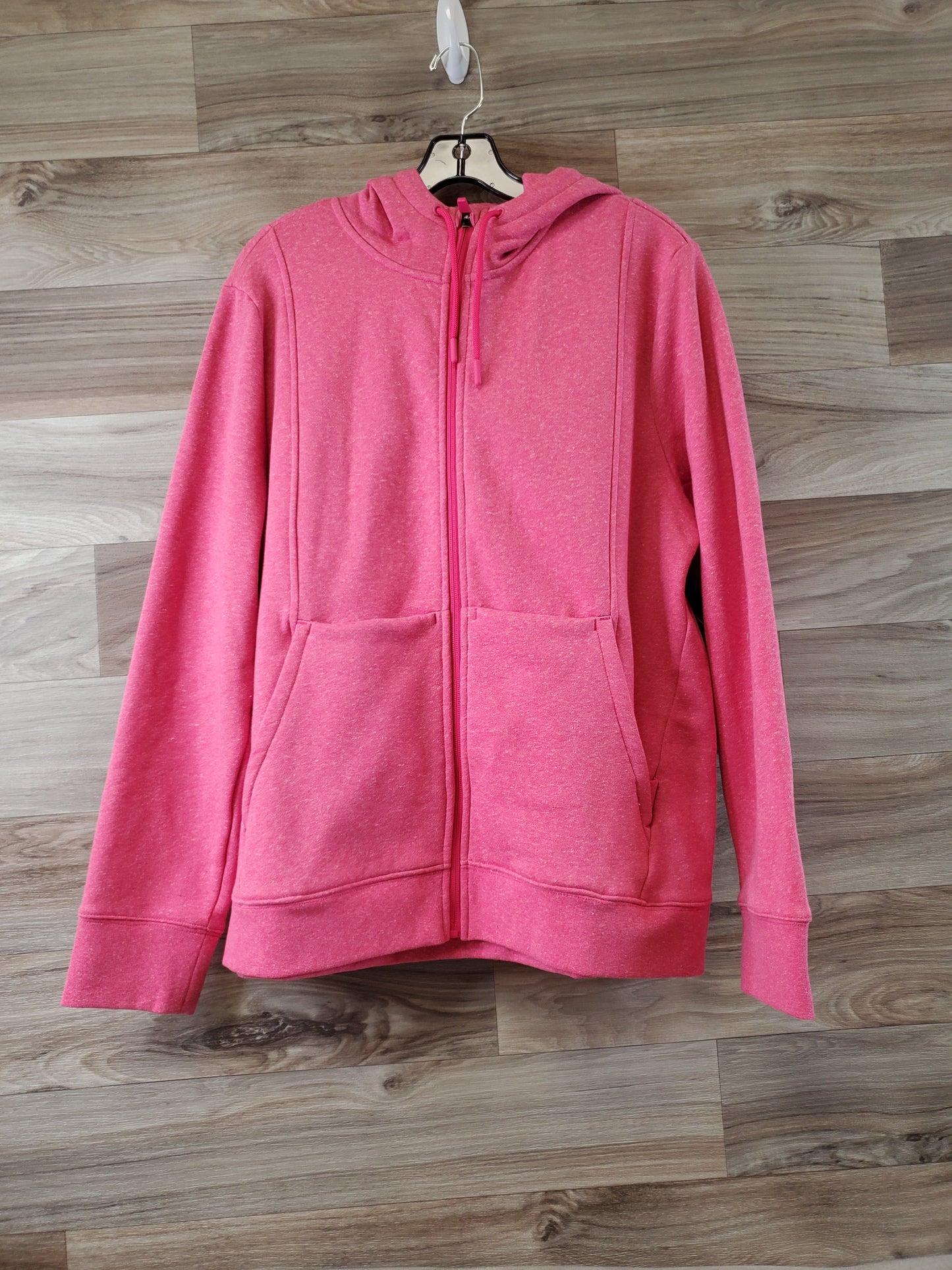 Sweatshirt Hoodie By Clothes Mentor In Pink, Size: Xl