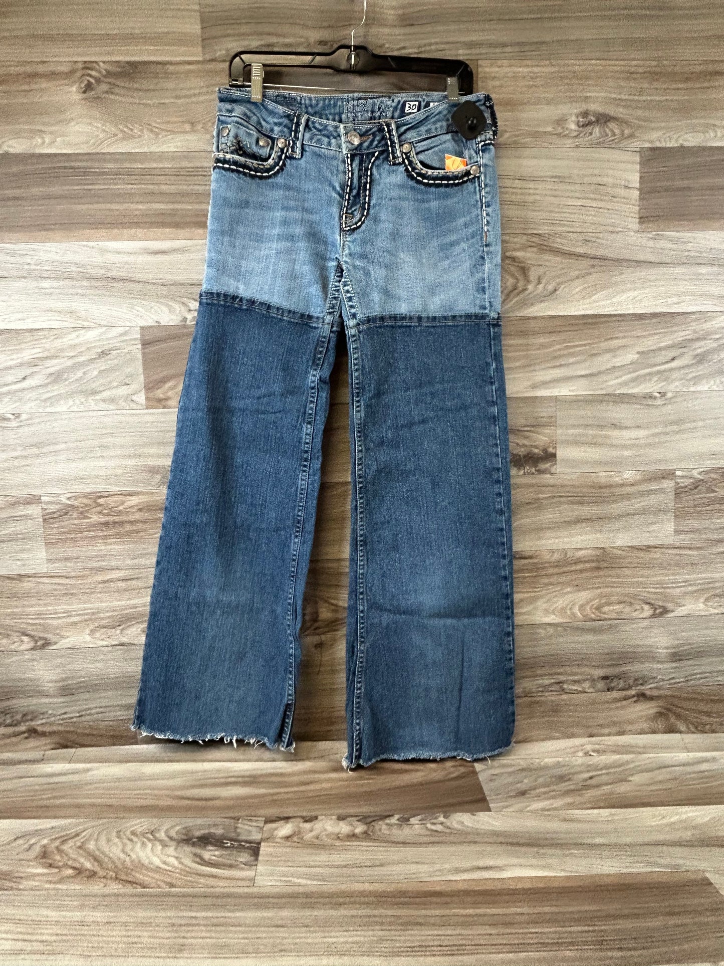 Jeans Boot Cut By Miss Me In Blue Denim, Size: 8