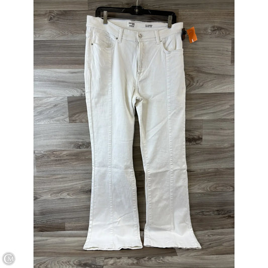 Jeans Flared By Kensie In White, Size: 12