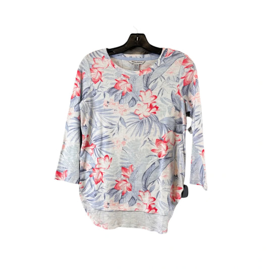 Top 3/4 Sleeve Basic By Tommy Bahama In Blue & Red, Size: Xs