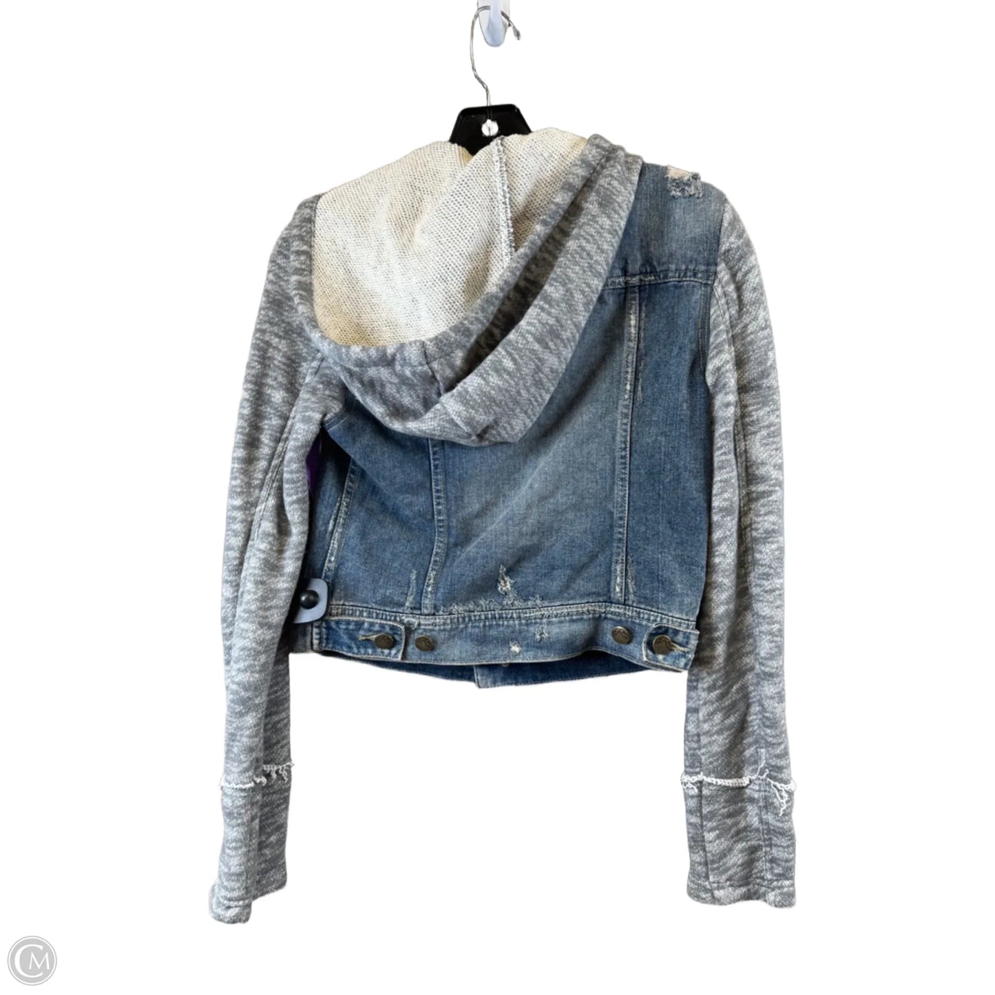 Jacket Denim By Free People In Blue Denim, Size: Xs
