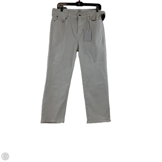 Jeans Straight By Edwin In White, Size: 10