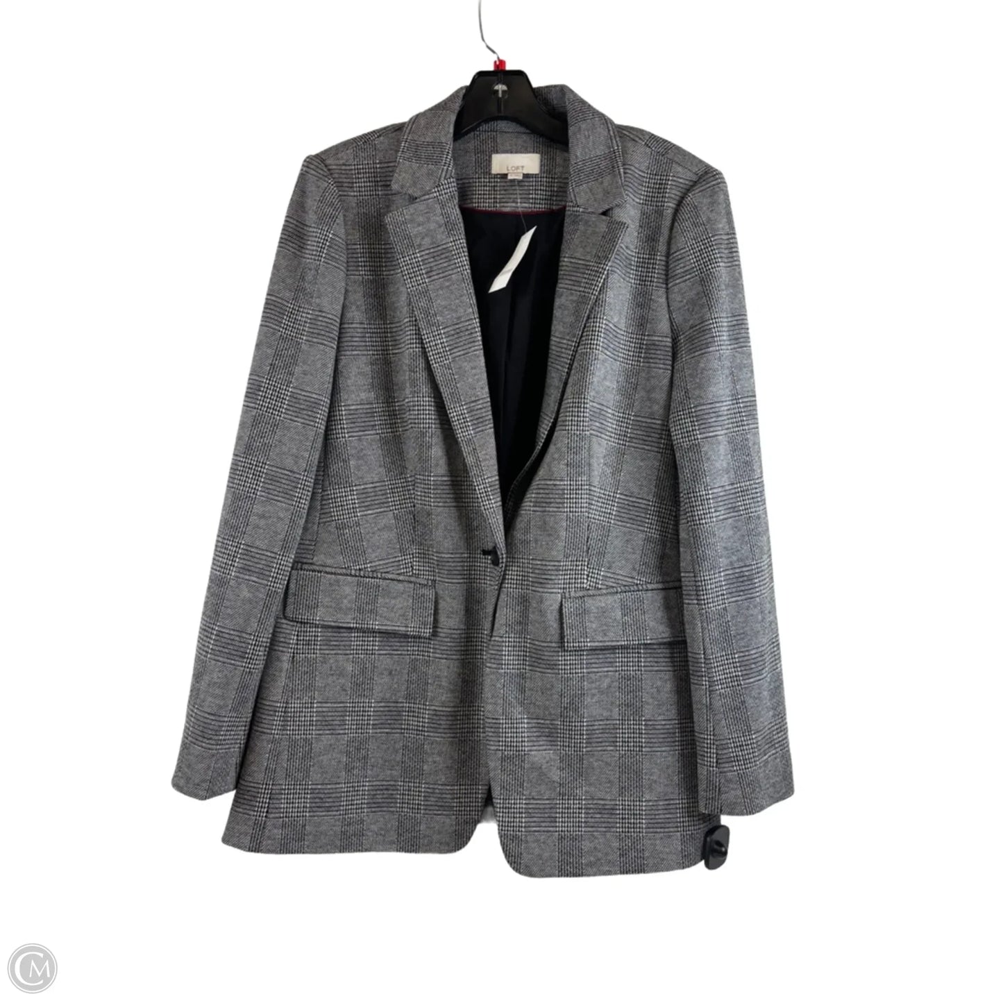 Blazer By Loft In Black & White, Size: M
