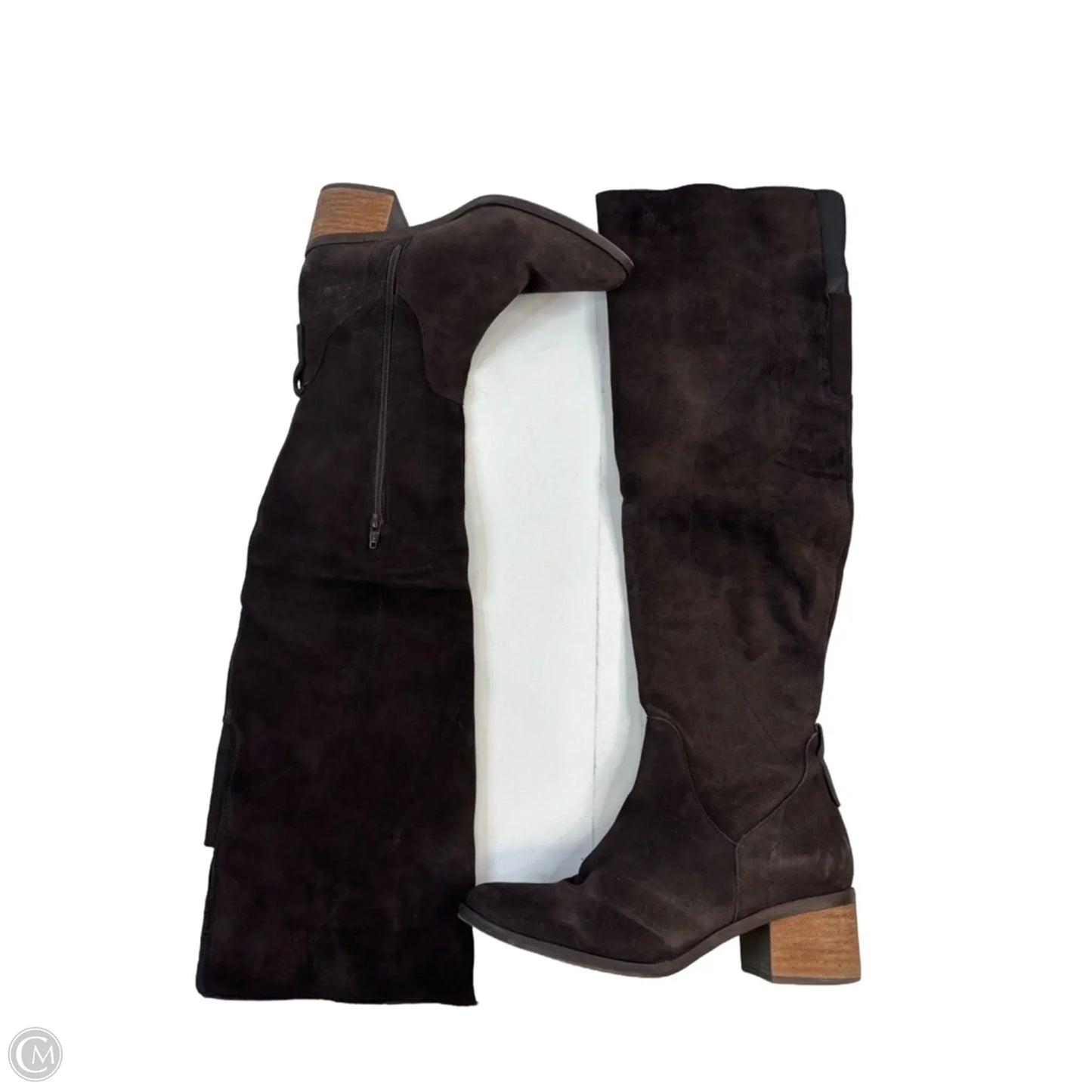 Boots Over-the-knee Heels By Steve Madden In Brown, Size: 8