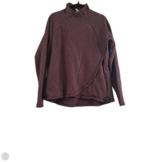 Athletic Sweatshirt Collar By Rbx In Maroon, Size: Xl