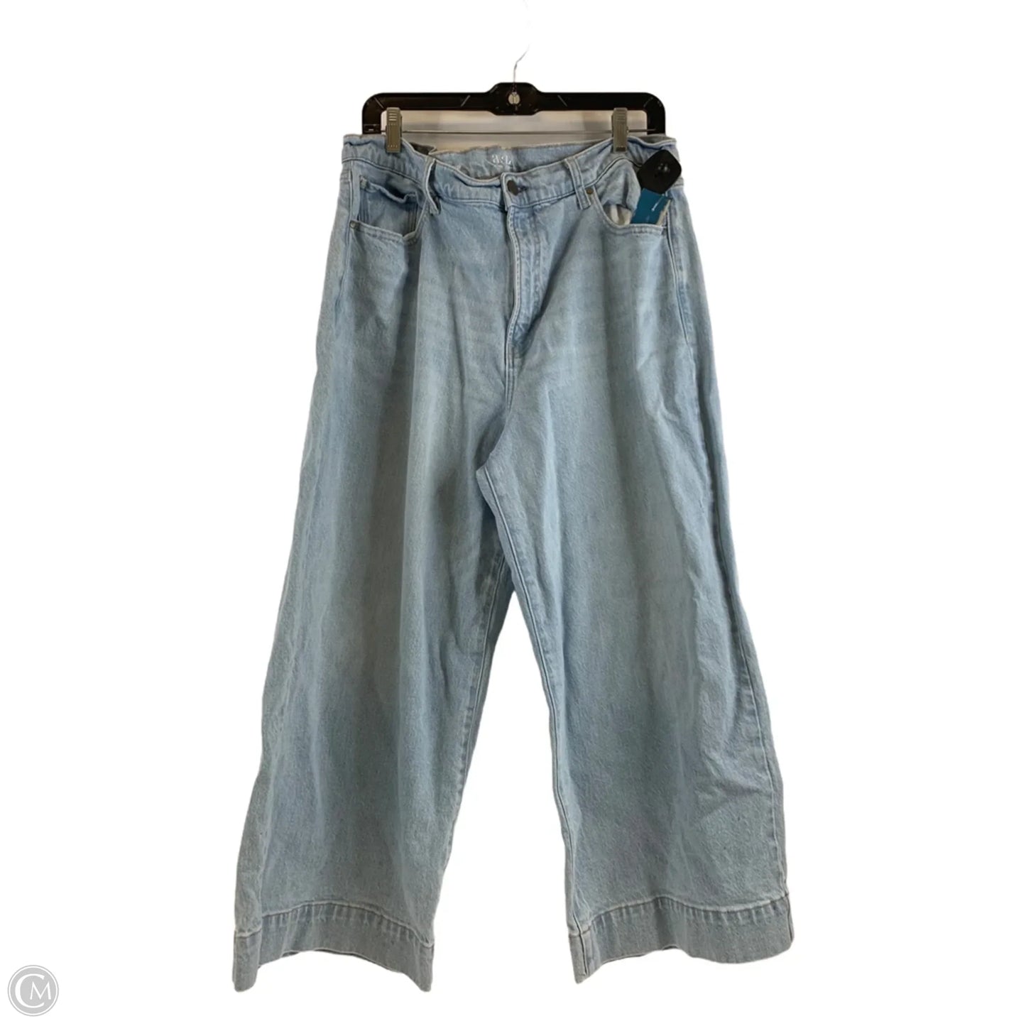 Jeans Wide Leg By Ana In Blue Denim, Size: 16